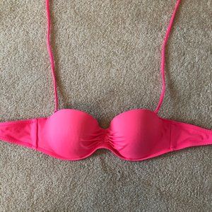 Victoria's Secret strapless ruched bikini top